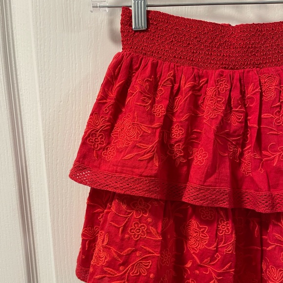 NEW Alice & Olivia mini skirt - Red * NWT - Picture 2 of 11